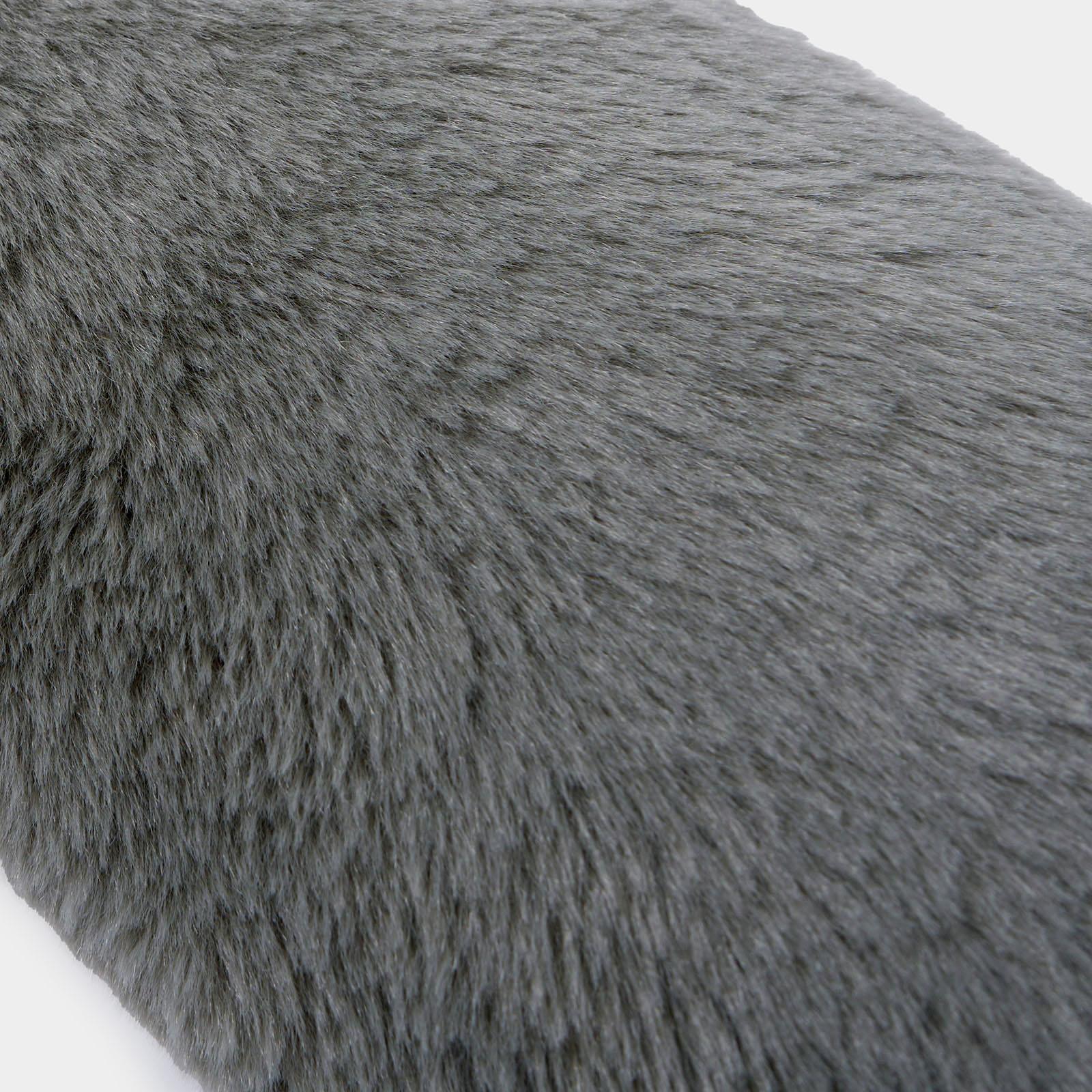 Faux Fur Fleece Draft Excluder Window Insulation Weather Draught Door Stopper
