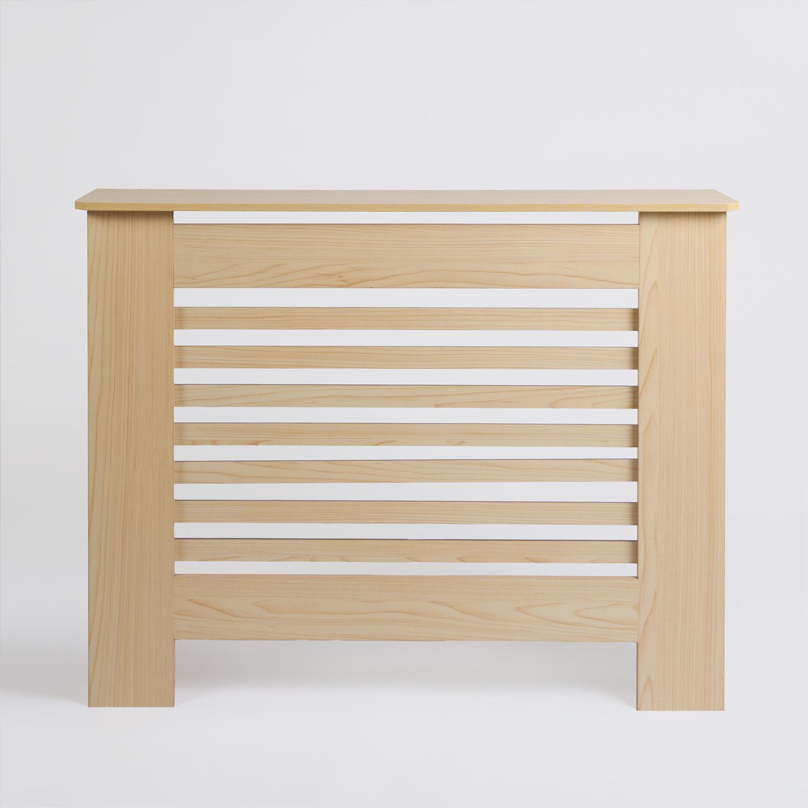 Wooden Radiator Cover Side Board S M L Cabinet Shelf Modern Hallway Furniture - Picture 17 of 55