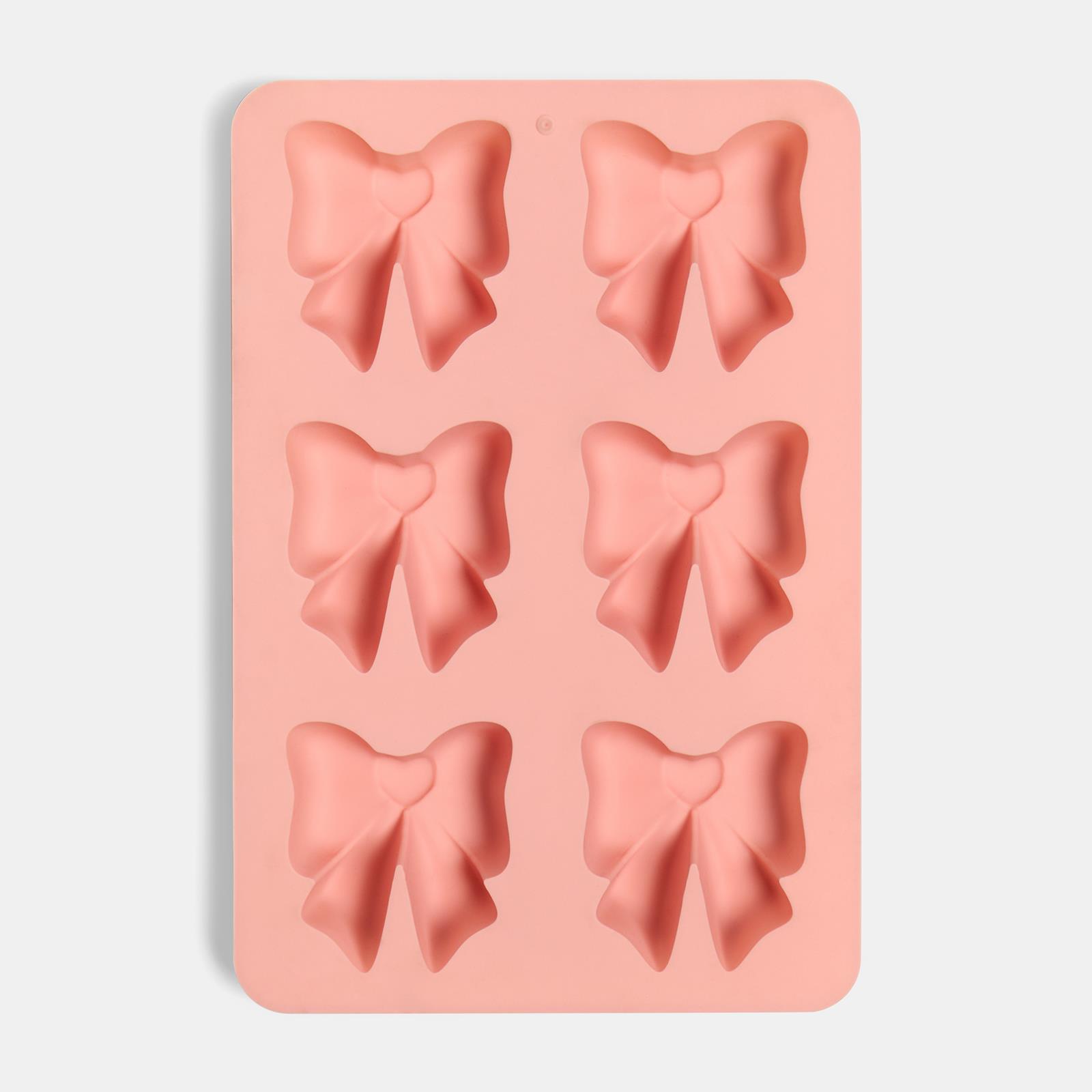 OHS Bow Shape Ice Cube Tray Silicone Ice Maker Mould Easy Release BPA Free
