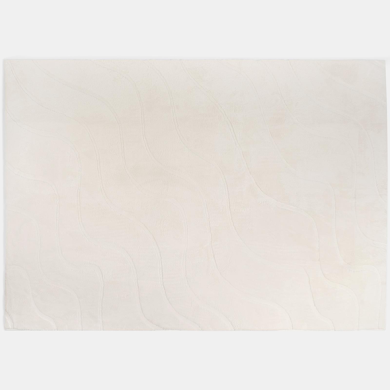OHS Tufted Contour Rug Non Slip Soft Modern Carpet Living Room Bedroom