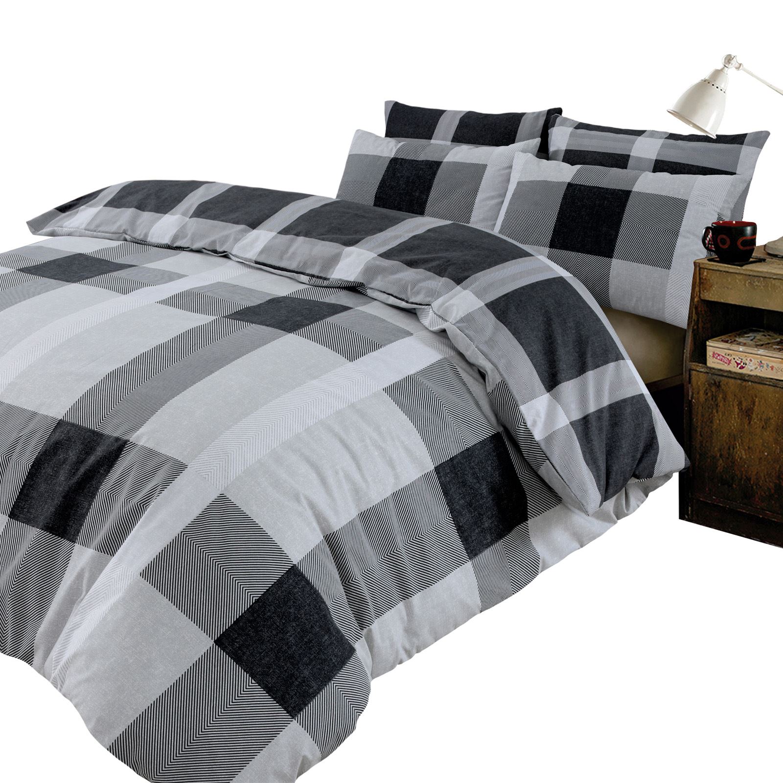 Dreamscene Duvet Cover with Pillowcase Polycotton Bedding Set Single