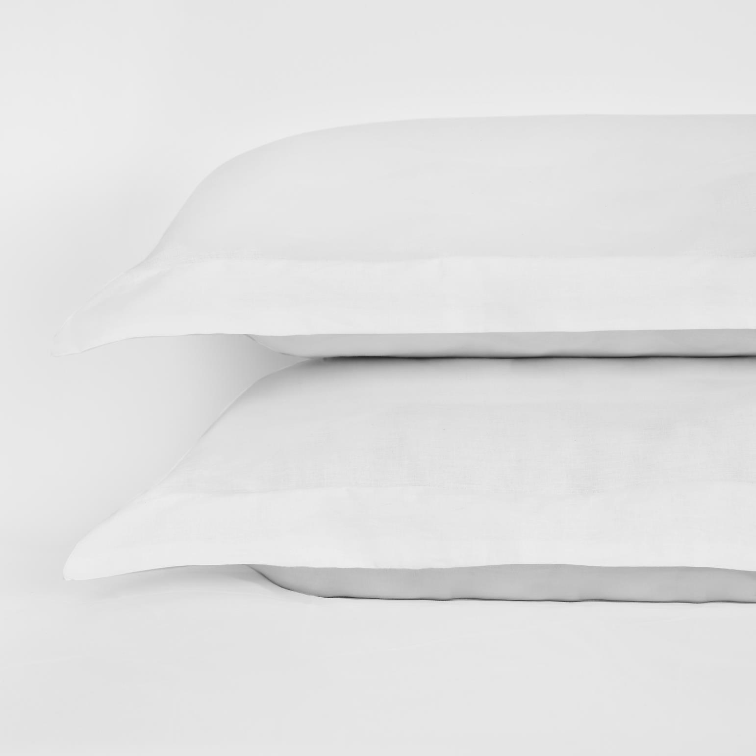 OHS Multi-Pack Polycotton Hotel Style Housewife Oxford Edge Pillowcase Set