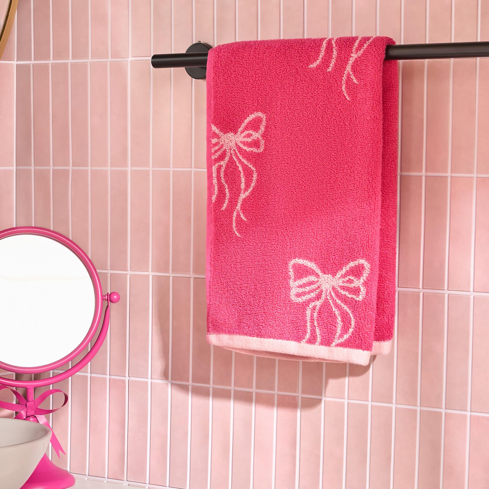 OHS Bows Towels 100% Premium Cotton Highly Absorbent Hand Bath Towel Sheet