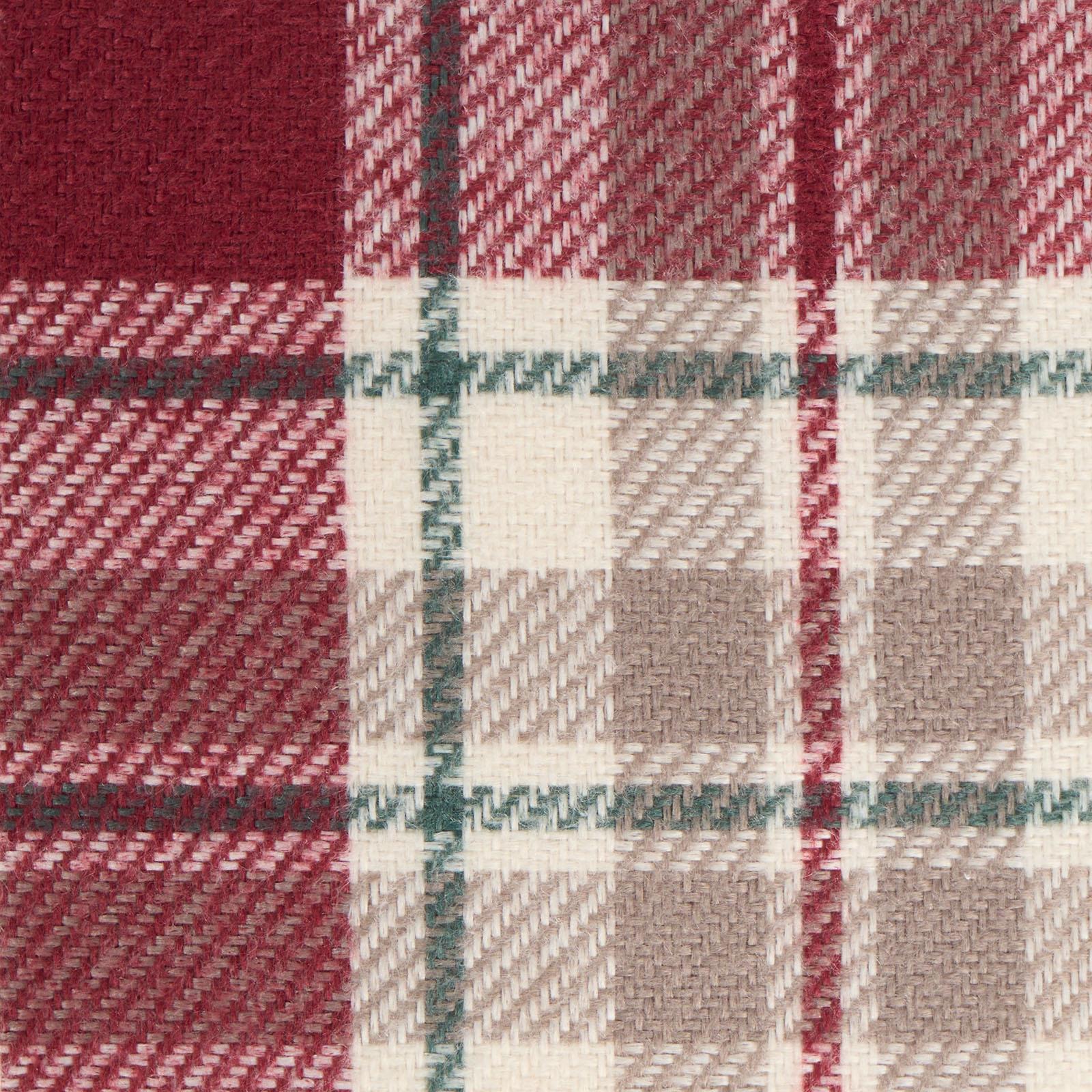 Woven Check Cushion Covers Tartan Pack of 2/4 Filled Case Pad Set 18