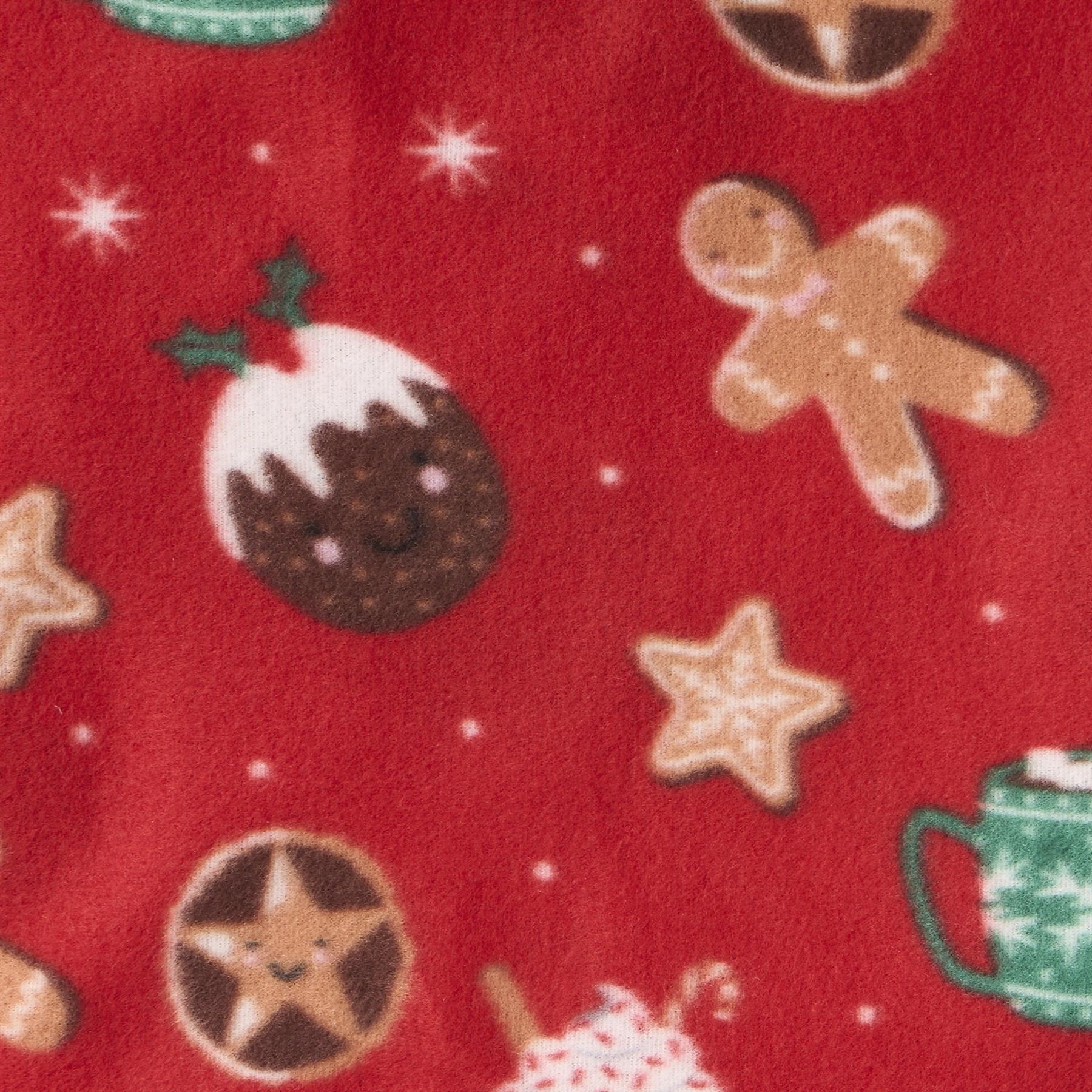 OHS Christmas Throw Soft Polar Fleece Novelty Xmas Blanket Thermal Bedspread