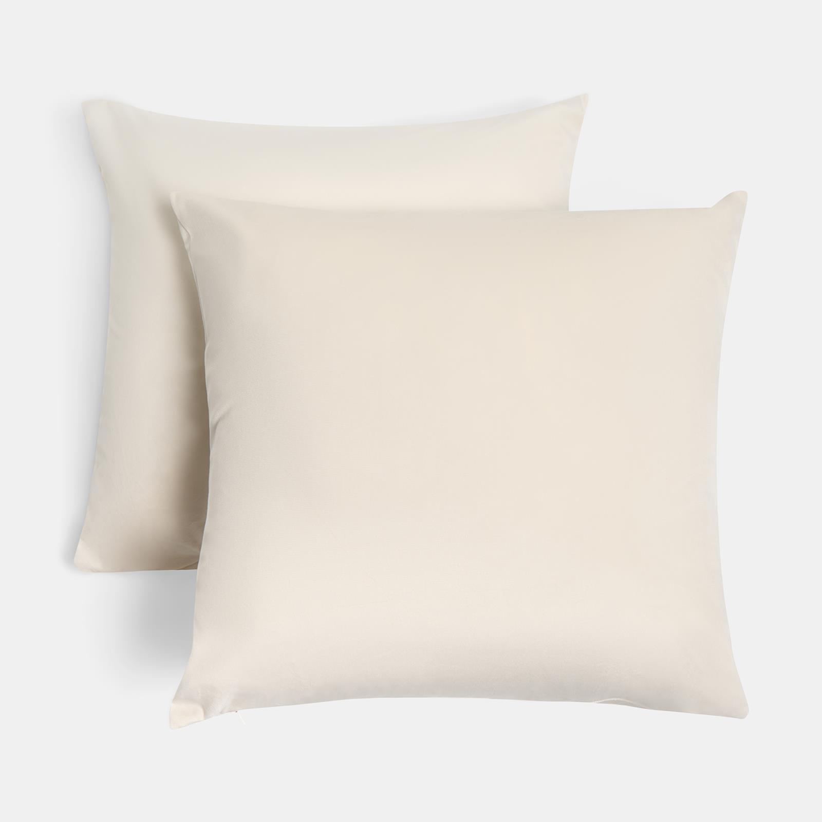 OHS Matte Velvet Cushion Covers Super Soft Luxury Square Pillowcases Multipack