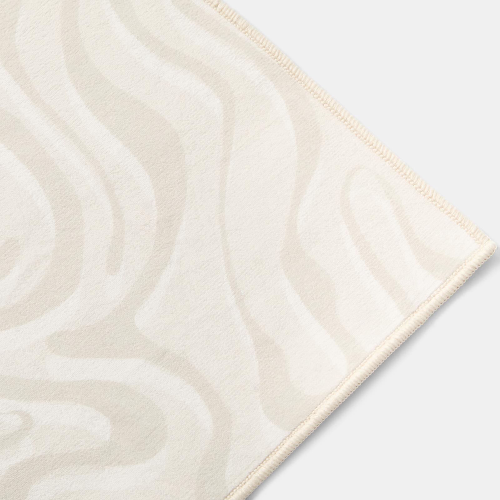 OHS Washable Rug Geometric Print Ultra Soft Living Room Area Mat Accent Rugs