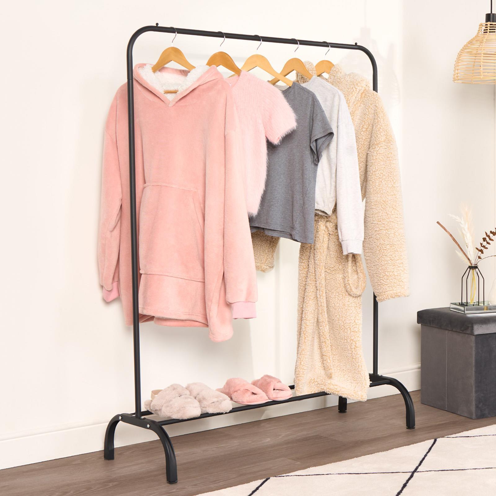 OHS Clothes Rail Heavy Duty Shoe Rack Shelf Hanging Organiser Display Stand