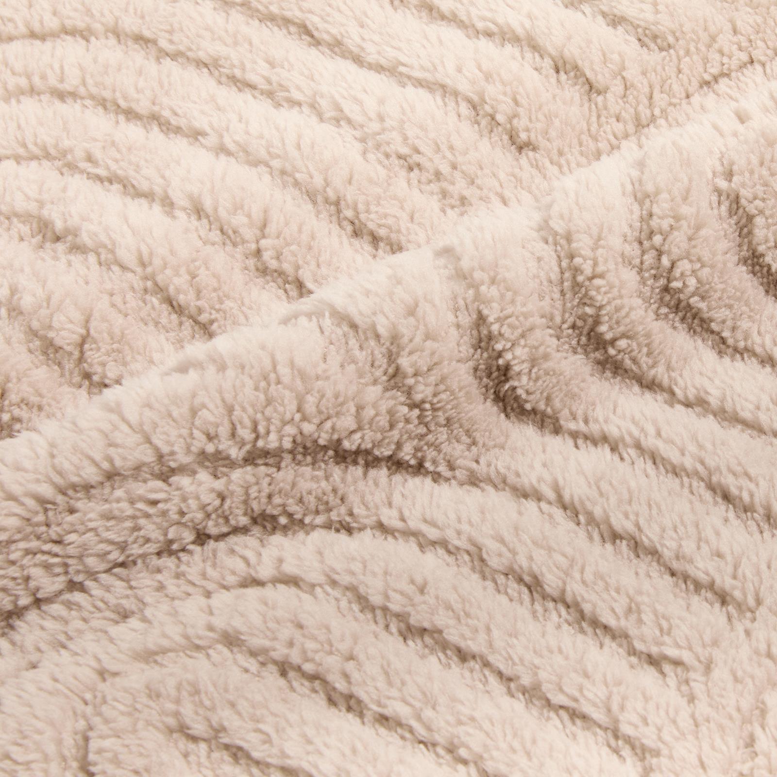 OHS Tufted Arches Throw Teddy Fleece Blanket Winter Soft Warm Bedspread