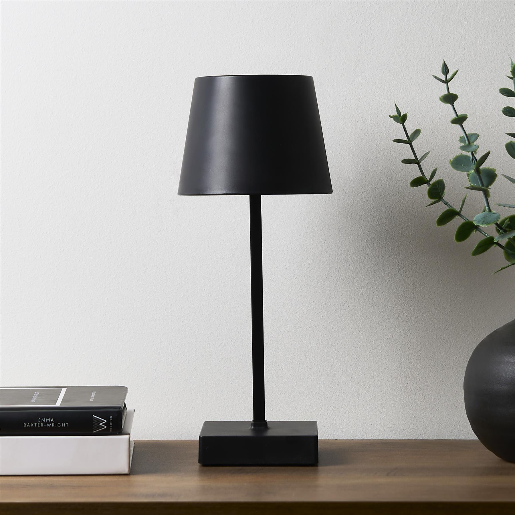 OHS Bedside Cordless Lamp LED Battery Operated Table Night Light