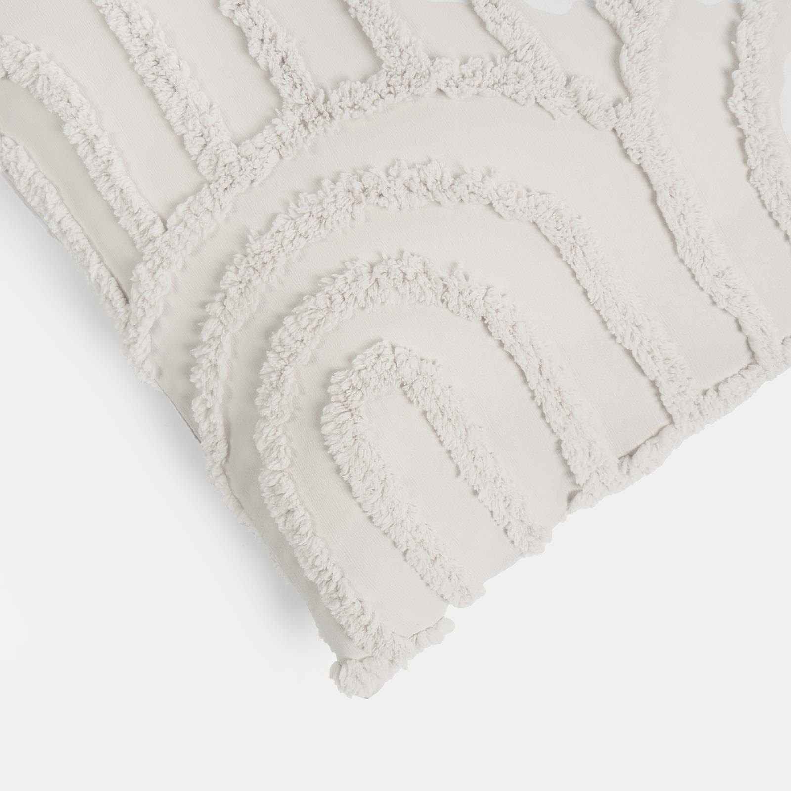 OHS Tufted Cushion Covers 2 Pack Arches Decorative Square Pillowcases