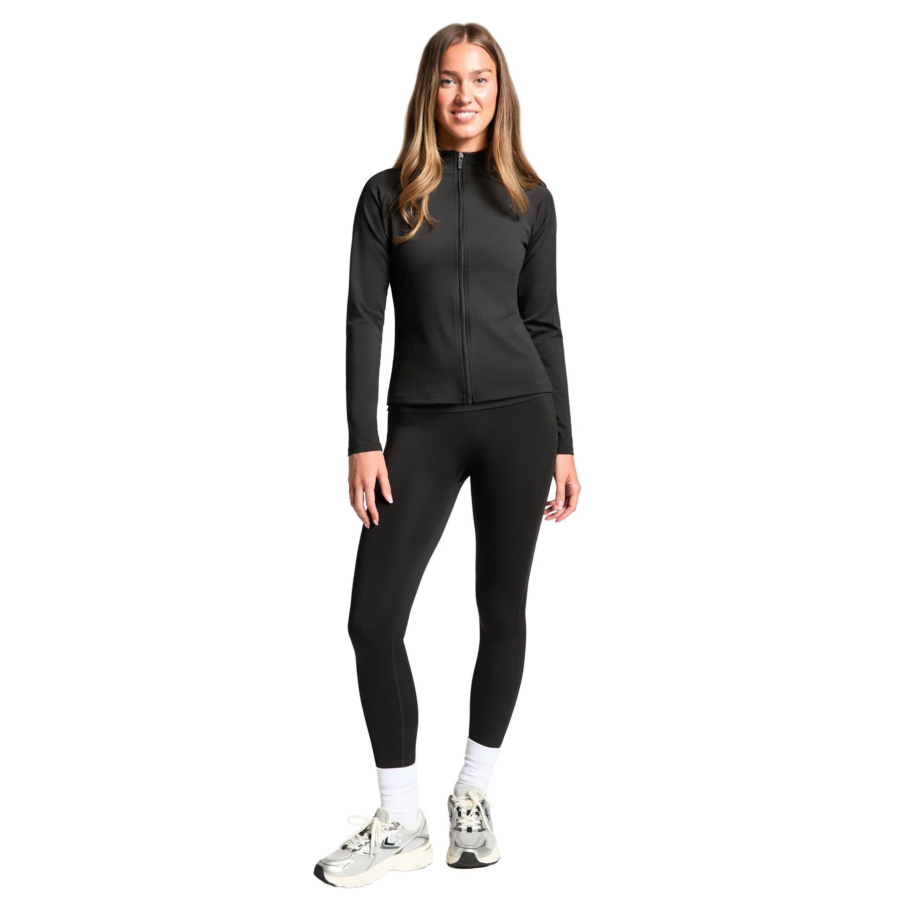 OHS Zip Up Top Long Sleeve Quick Dry Activewear JacketGym Workout Fitness Sports