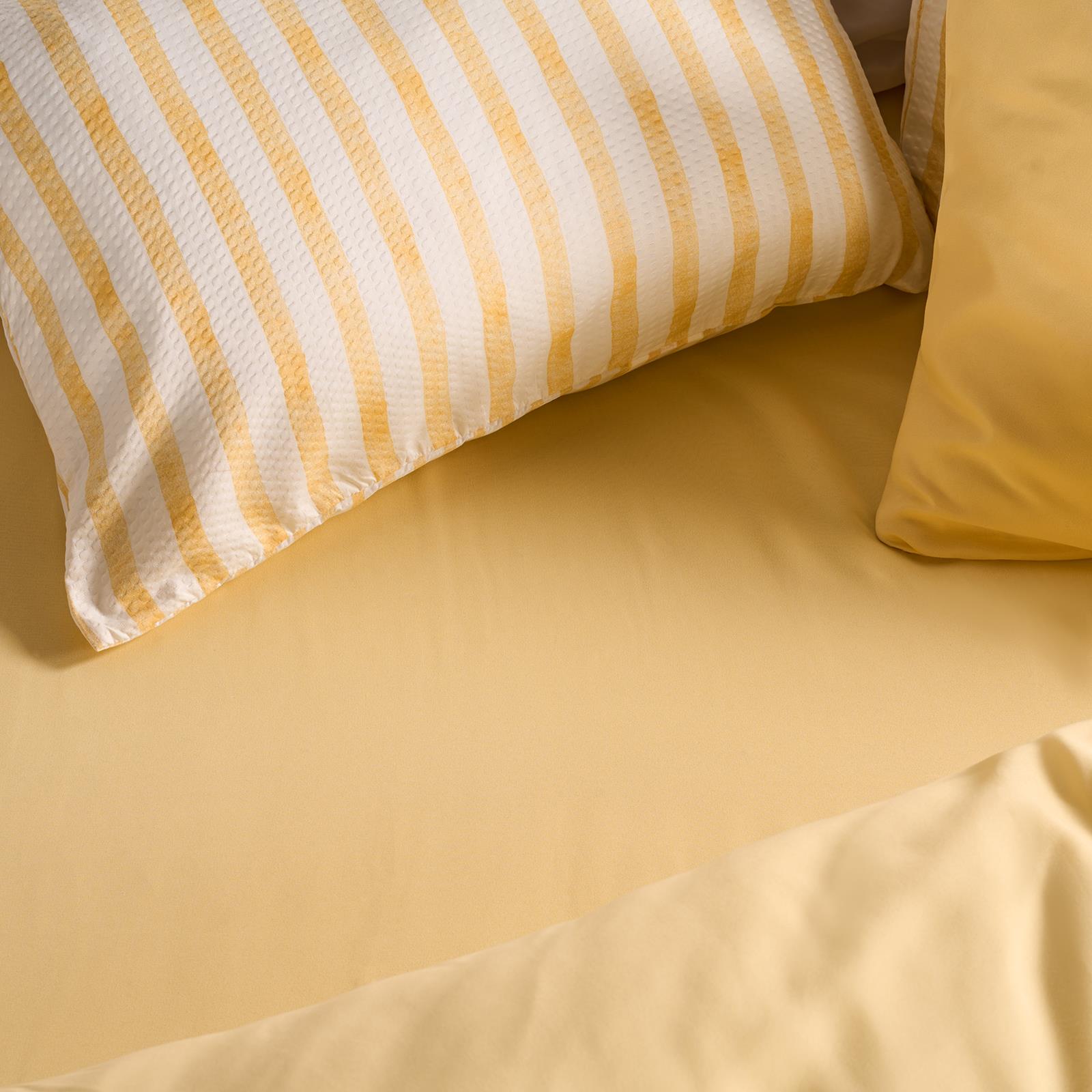 OHS Plain Duvet Cover & Pillowcase Reversible Bedding Set OR Fitted Sheet