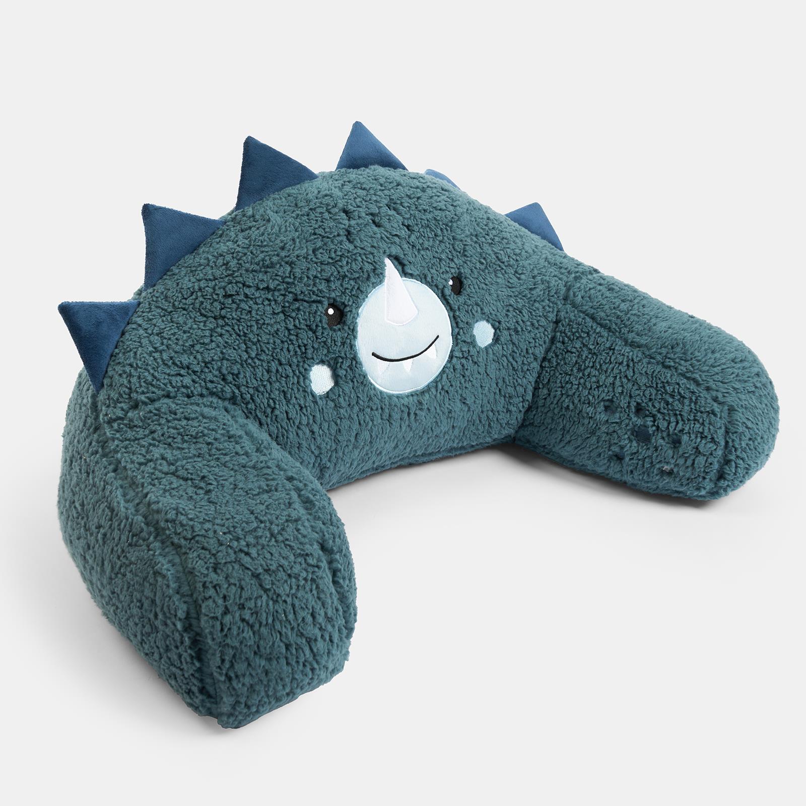 Dinosaur Cuddle Cushion Reading Gaming Bed Back Lumbar Support Chair Pillow Arms