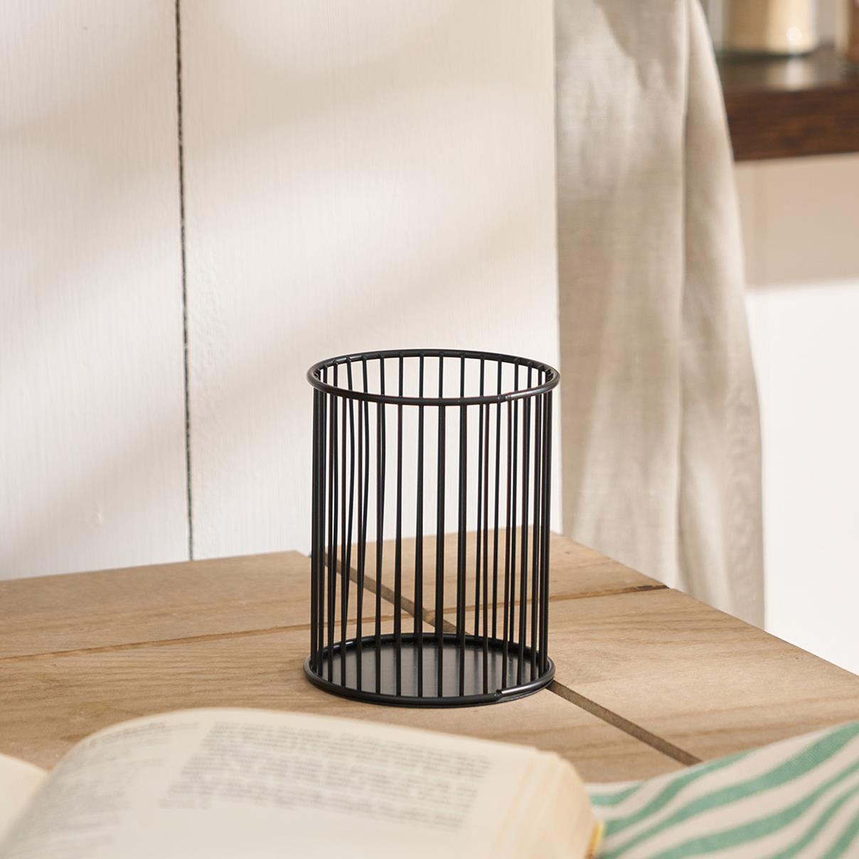 Cutlery Holder Wire Storage Kitchen Organiser Tidy Space Saving Solution Modern
