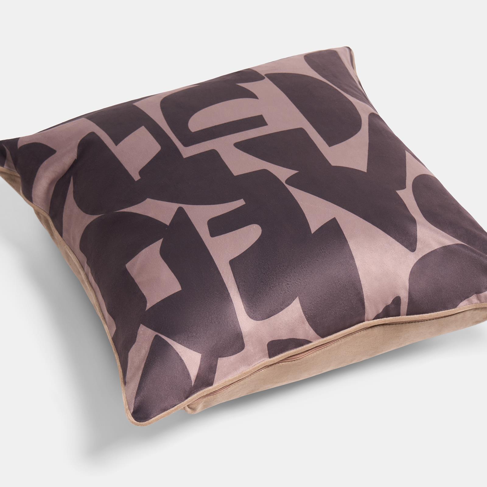 OHS Abstract Print Cushion Covers Matte Velvet Super Soft Square Pillowcases