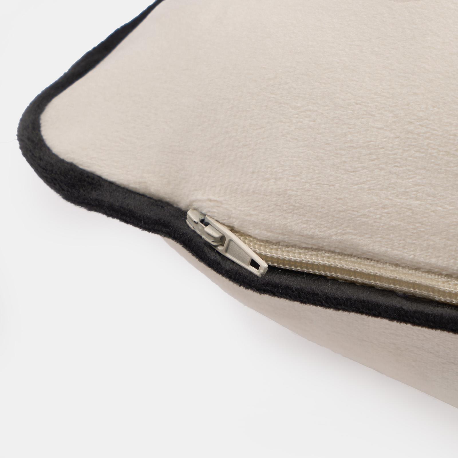 OHS Piped Edge Cushion Covers Matte Velvet Soft Luxury 2/4 Square Pillowcases