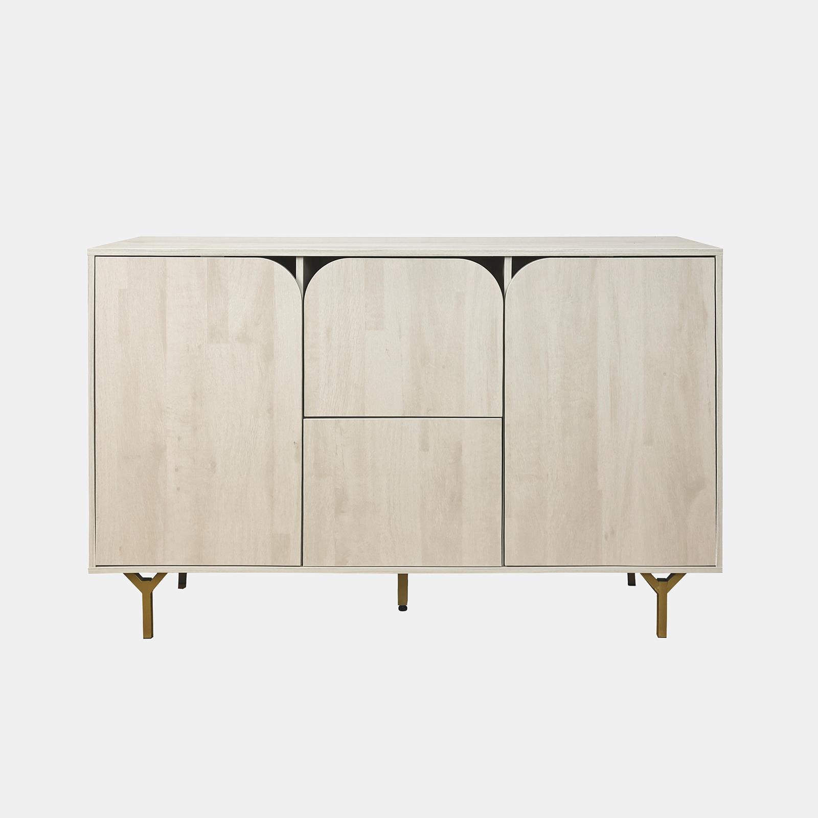 OHS Curved Look Sideboard Display Unit Buffet Cabinet Sideboard Cupboard Storage