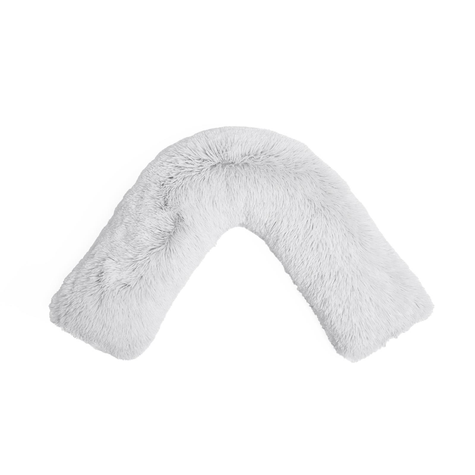 OHS Fluffy V-Shaped Pillow Filled Cushion Body Neck Support Orthopaedic