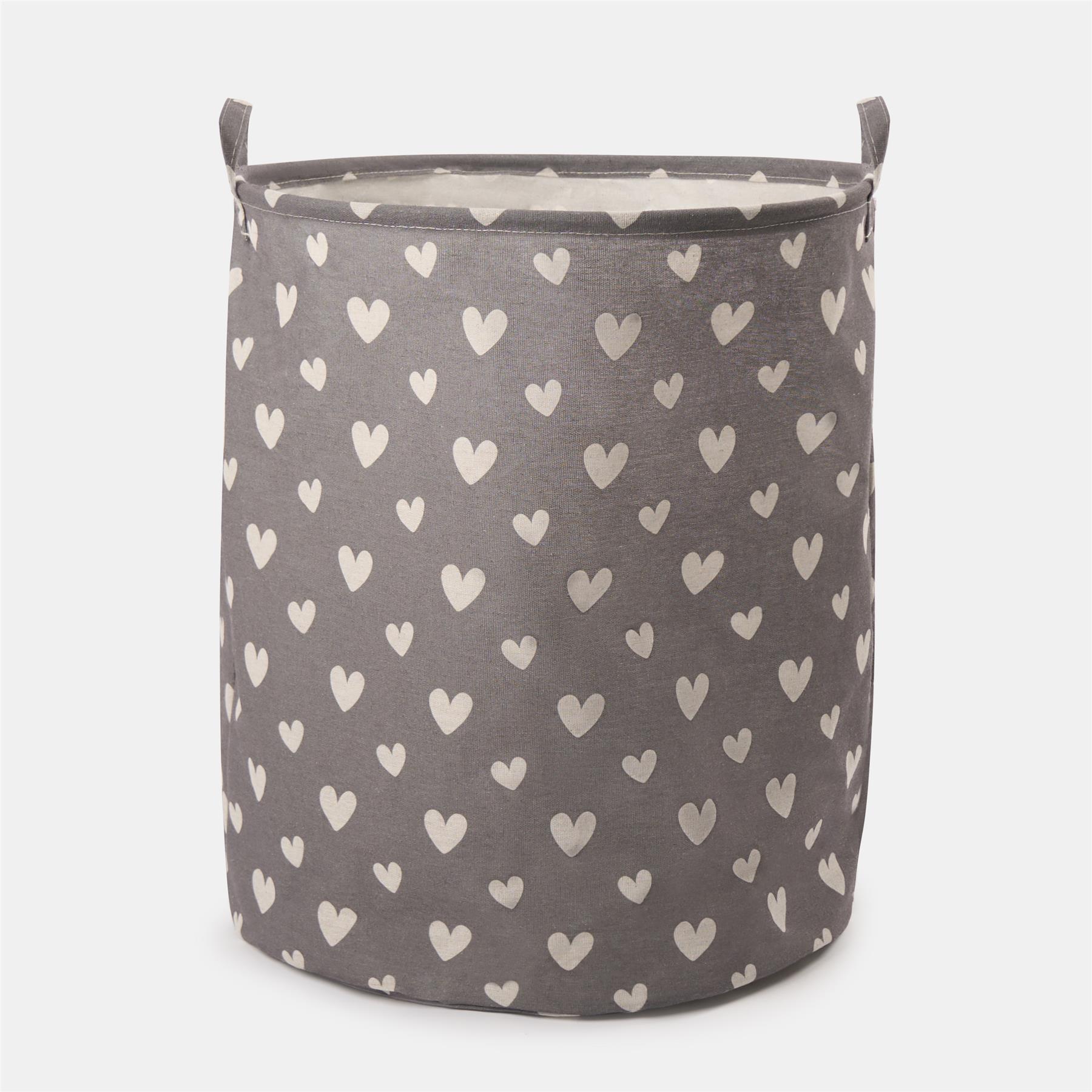 OHS Kids Laundry Basket Clothes Storage Toy Organiser Pop Up Hamper Bag Handles