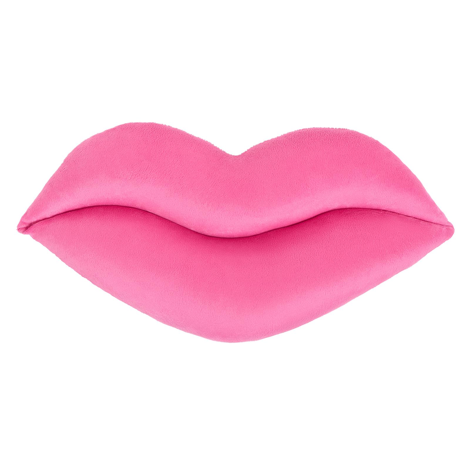 OHS Lips Shaped Cushion Decorative Filled Scatter Throw Pillow Home Decor