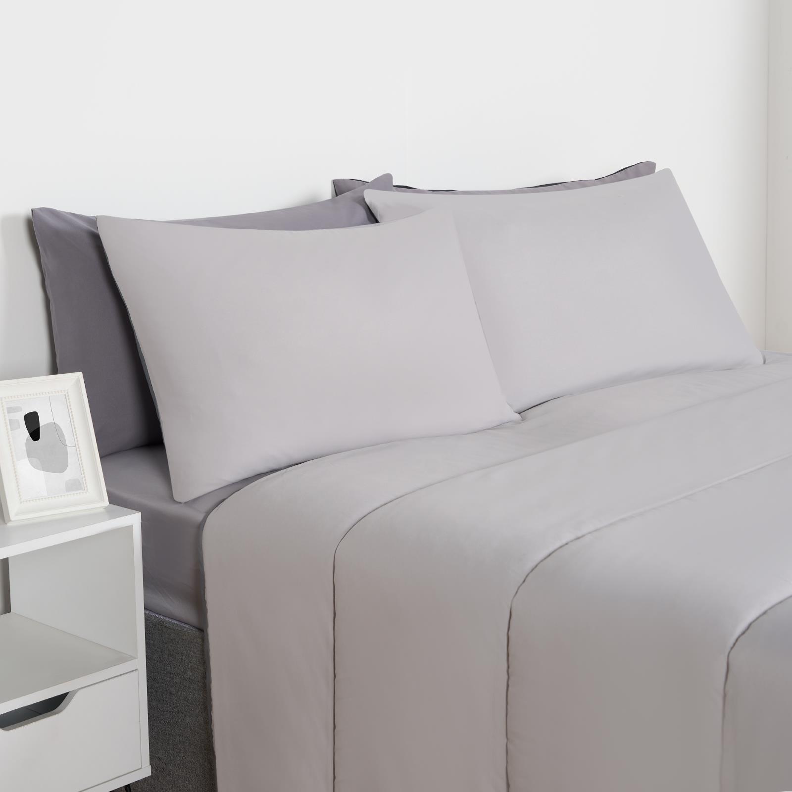 OHS Coverless 10.5 TOG Soft Duvet Pillowcase Quilted Bedding Set Single Double - Picture 71 of 107