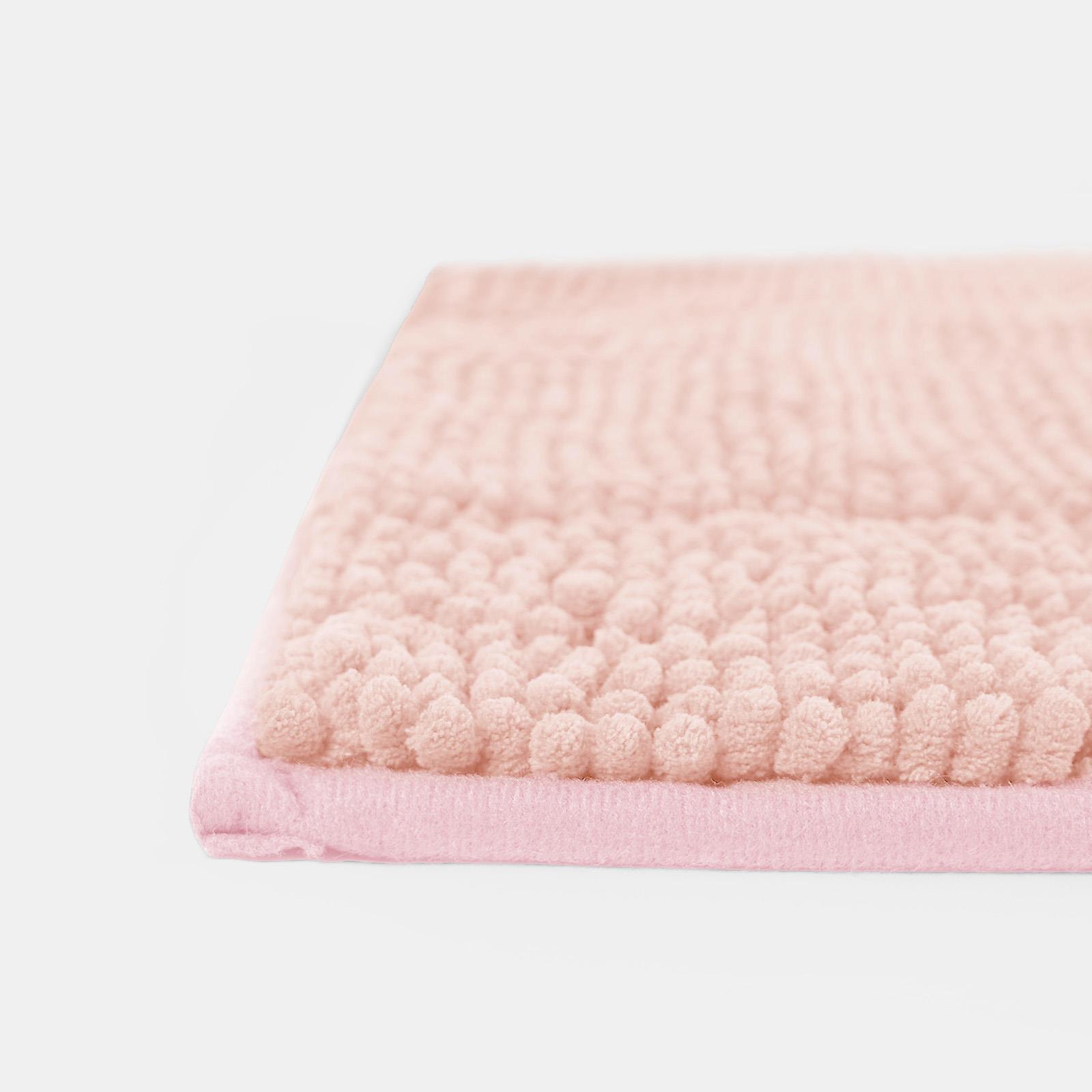 Brentfords Noodle Bath Mat Non Slip Shower Soft Highly Absorbent Chenille Shaggy