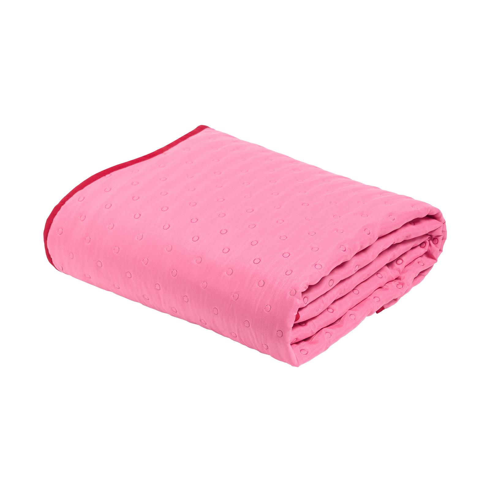 OHS Piped Scallop Throw Quilted Blanket Winter Soft Warm Bedspread