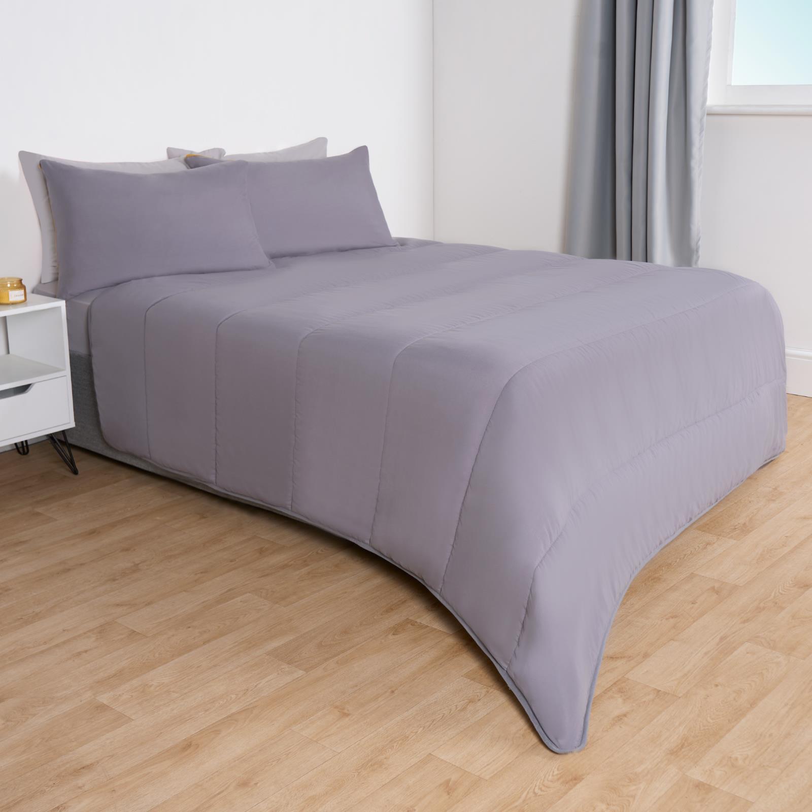 OHS Coverless 10.5 TOG Soft Duvet Pillowcase Quilted Bedding Set Single Double - Picture 65 of 107