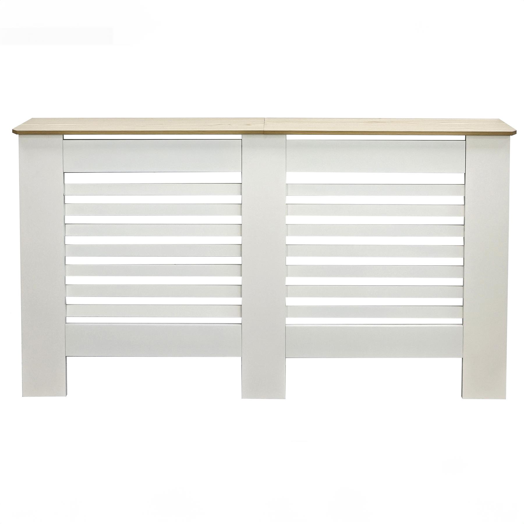 Wooden Radiator Cover Side Board S M L Cabinet Shelf Modern Hallway Furniture - Picture 37 of 55