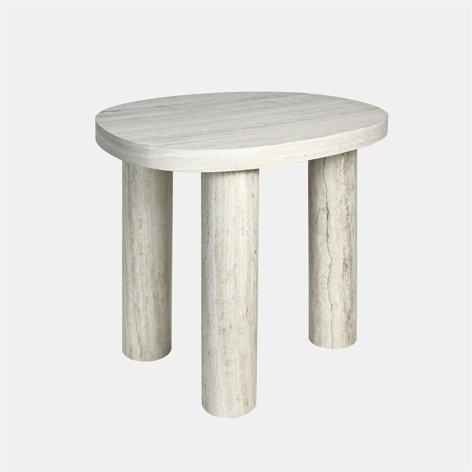 OHS 3-Legged Side Table Engineered Wood Living Room Bedroom Bedside