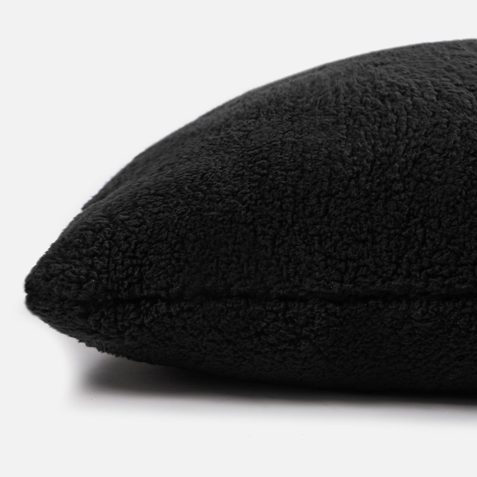 OHS Long Bolster Pillow Teddy Fleece Body Neck Pregnancy Support Cushion