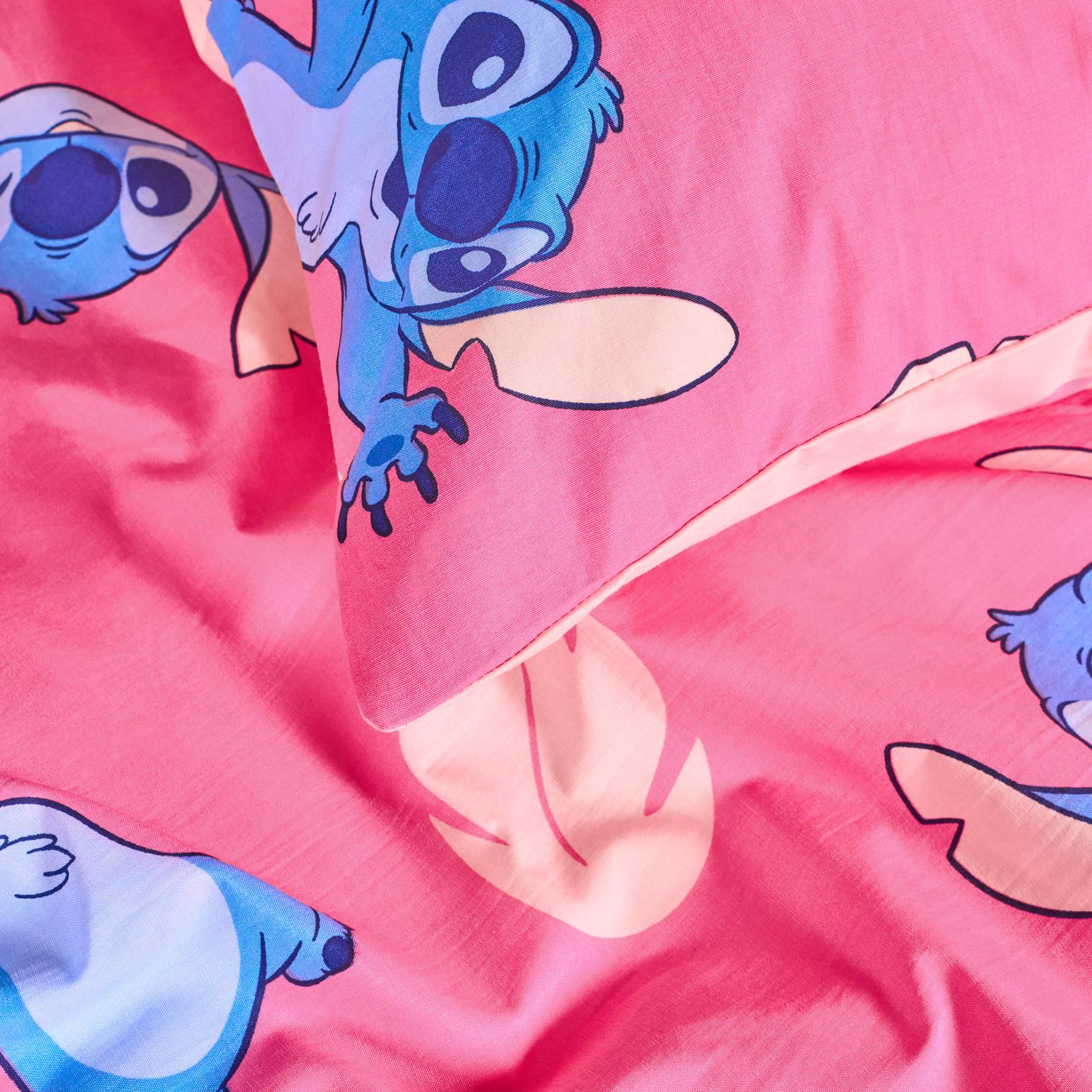 OHS x Stitch Bedding Set Kids Soft Polycotton Duvet Cover with Pillowcase