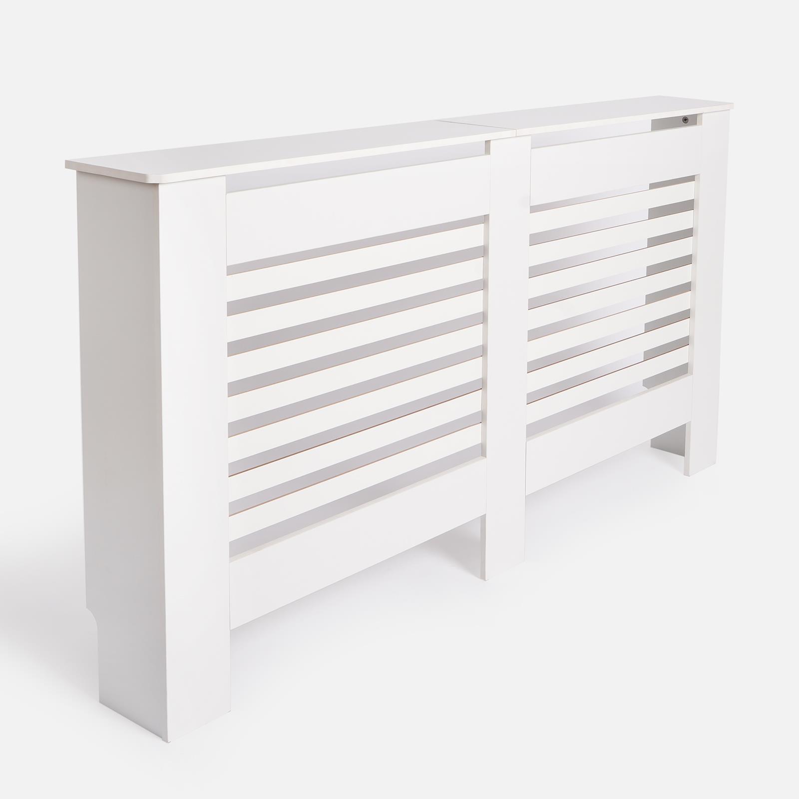 OHS Wood Radiator Cover MDF Side Board S M L Cabinet Shelf Hallway Furniture