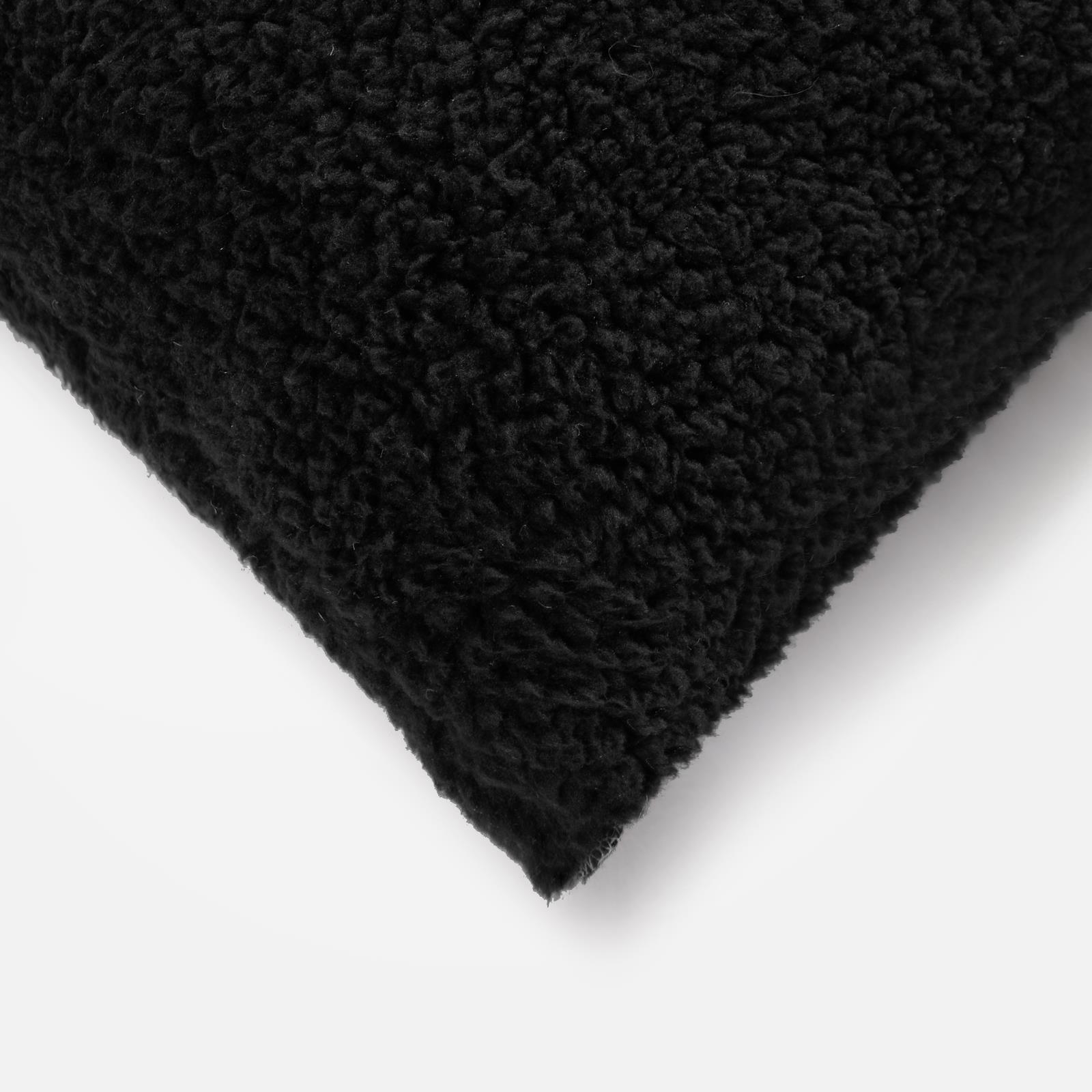 OHS Long Bolster Pillow Teddy Fleece Body Neck Pregnancy Support Cushion