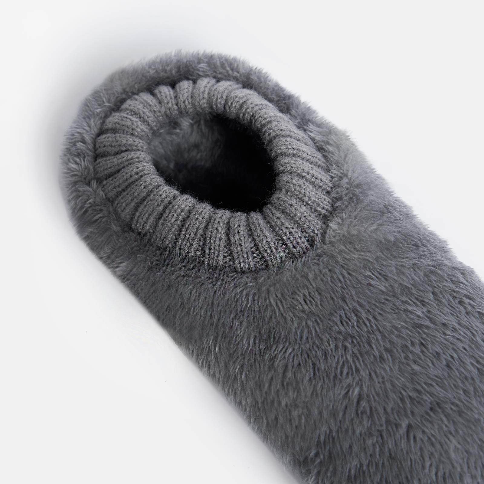 OHS Mens Bed Socks Slipper Teddy Fleece Fluffy Thick Indoor Marl Lounge Warm