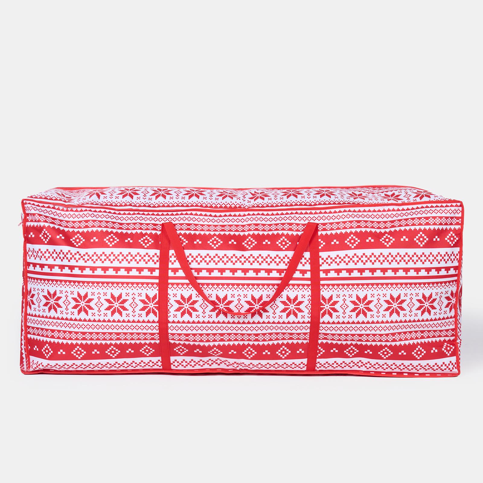 Storage Bag Christmas Tree Bauble Decorations Organiser Nordic Xmas Gift Wrap