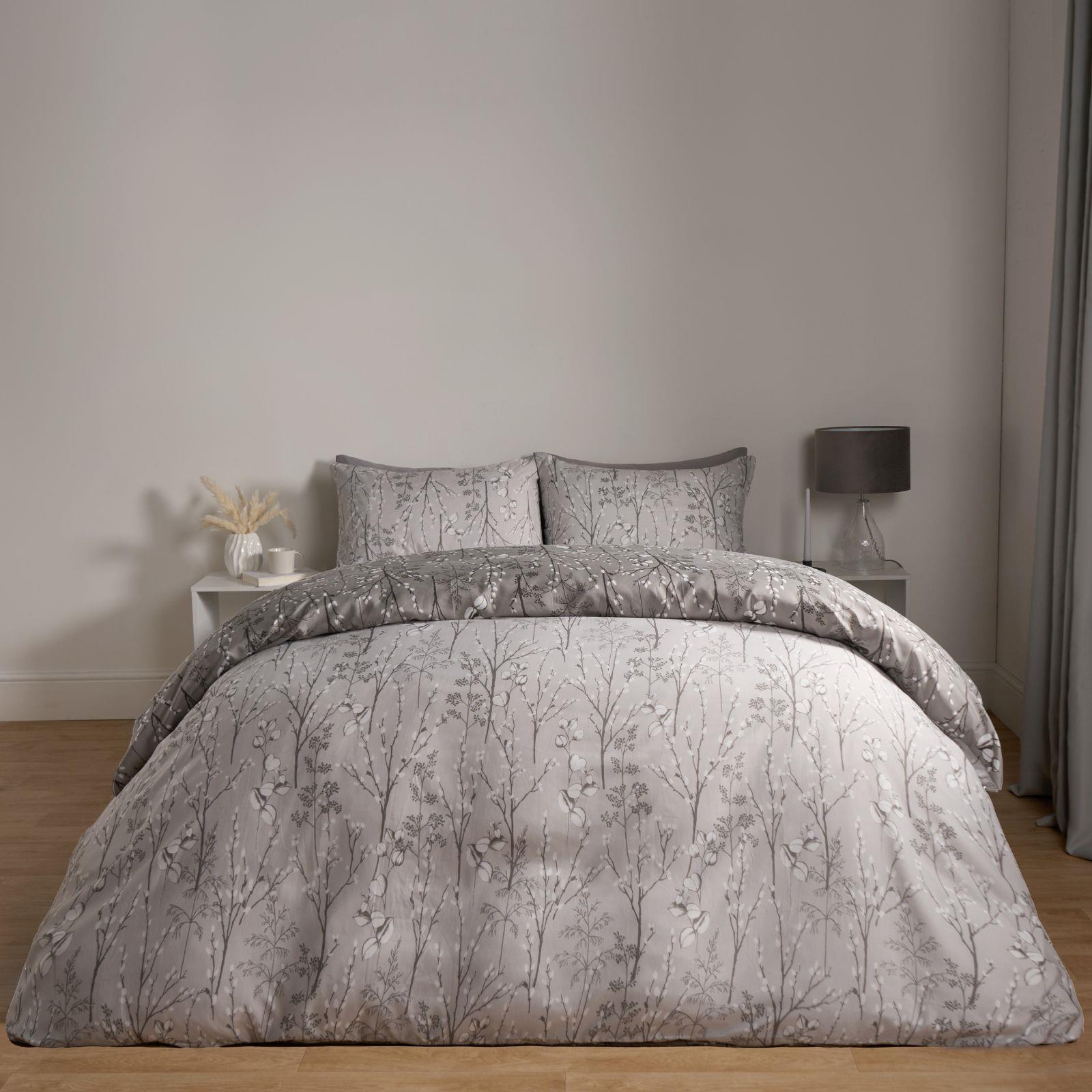 OHS Willow Branch Bedding Set Microfibre Duvet Cover with Pillowcase