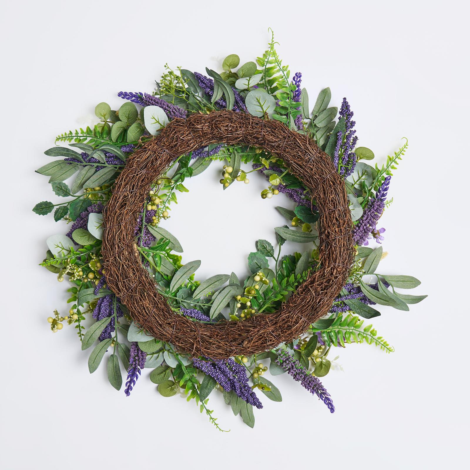 OHS Artificial Xmas Wreath Door Wall Home Party Table Decor Winter Spring