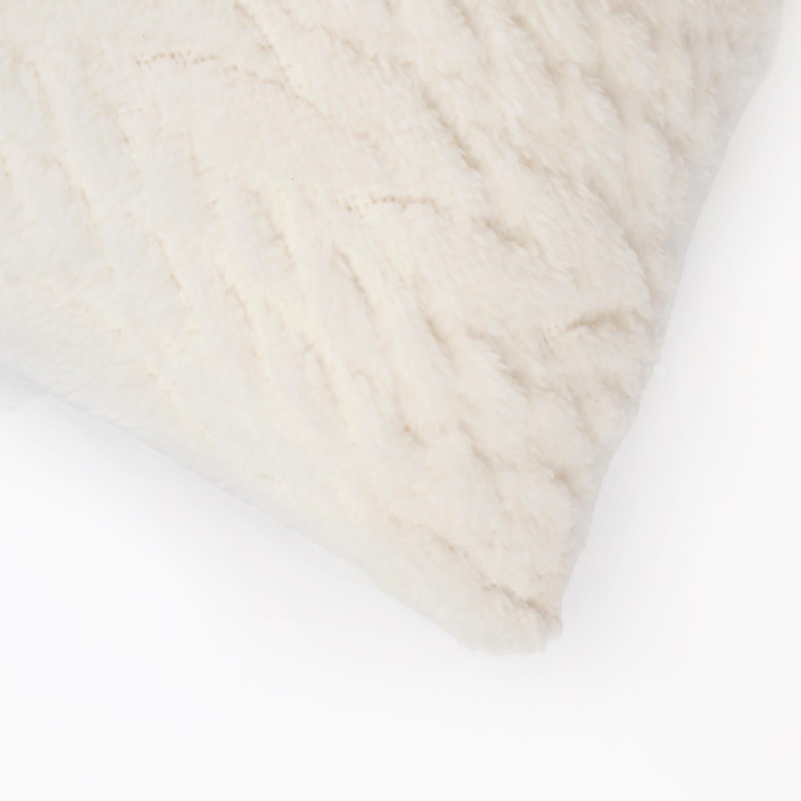OHS Cable Knit Cushion Covers 2 Pack Sherpa Square Pillowcases Home Decor