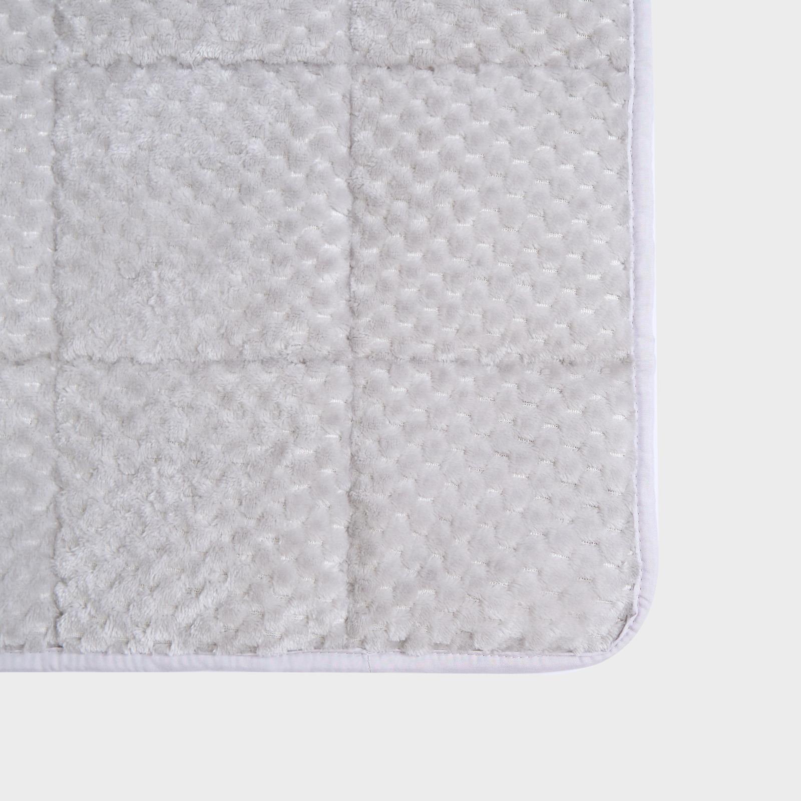 OHS Waffle Fleece Weighted Blanket Sleep Therapy Anxiety Super Soft Bed Throw