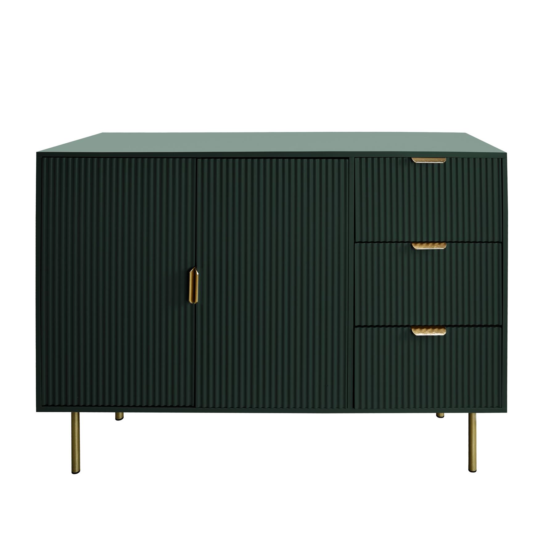 OHS Ribbed Drawer Unit Bedside Table 3/4/5/6 Draw Cabinet Nightstand Sideboard