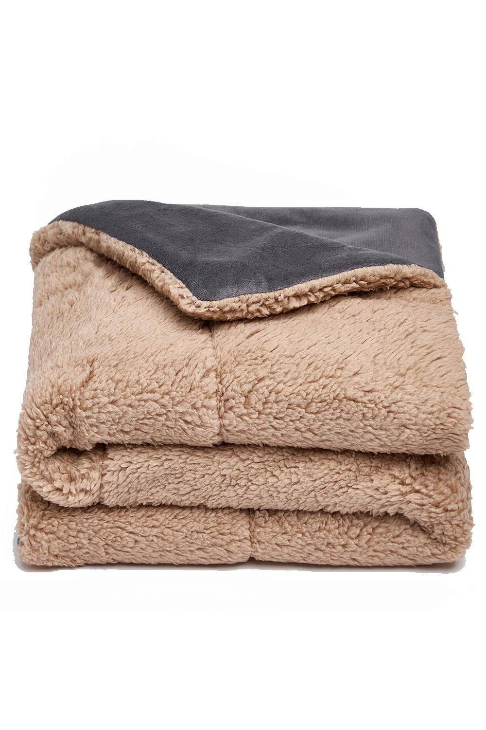 Brentfords Sherpa Pet Animal Blanket Puppy Dog Cat Kitten Kennel Mat Warm Throw