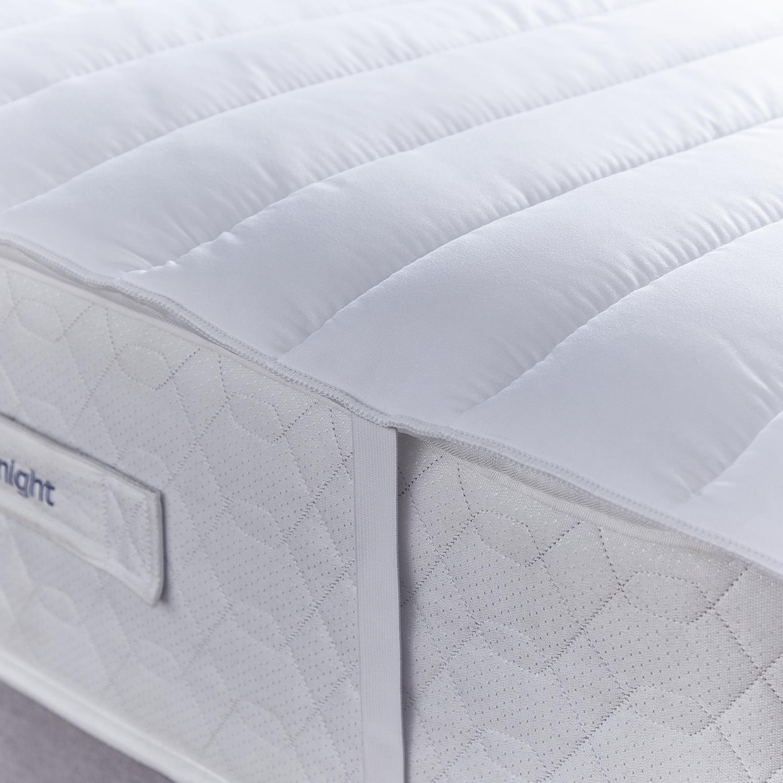 OHS Mattress Topper Thick Deep Anti Allergy Luxury Soft Touch Hotel Quality UK