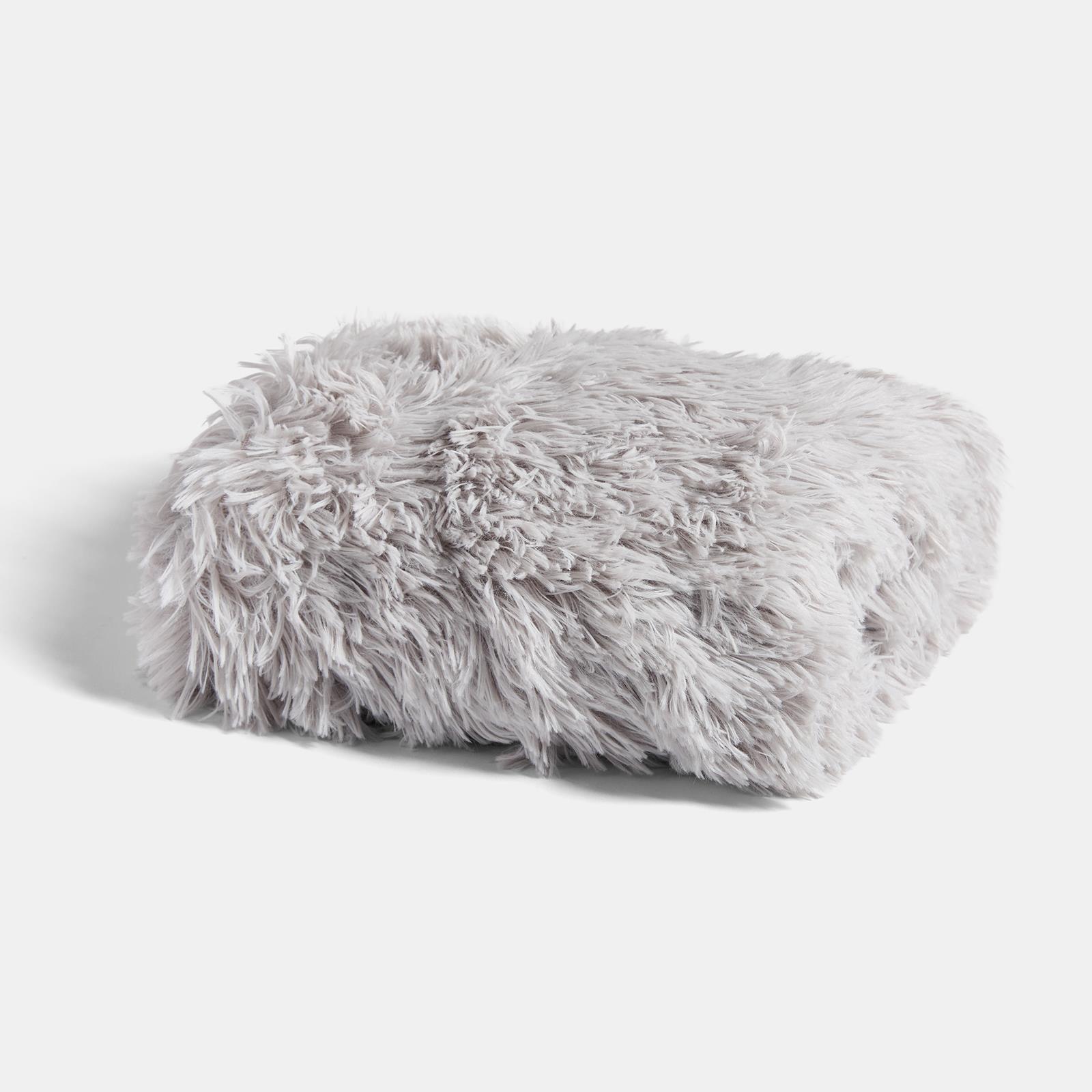 OHS Pet Fleece Throw Fluffy Calming Foldable Travel Dog Puppy Cat Blanket