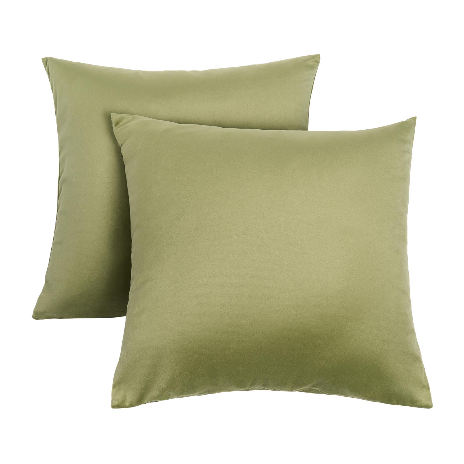OHS Matte Velvet Cushion Covers Super Soft Luxury Square Pillowcases Multipack