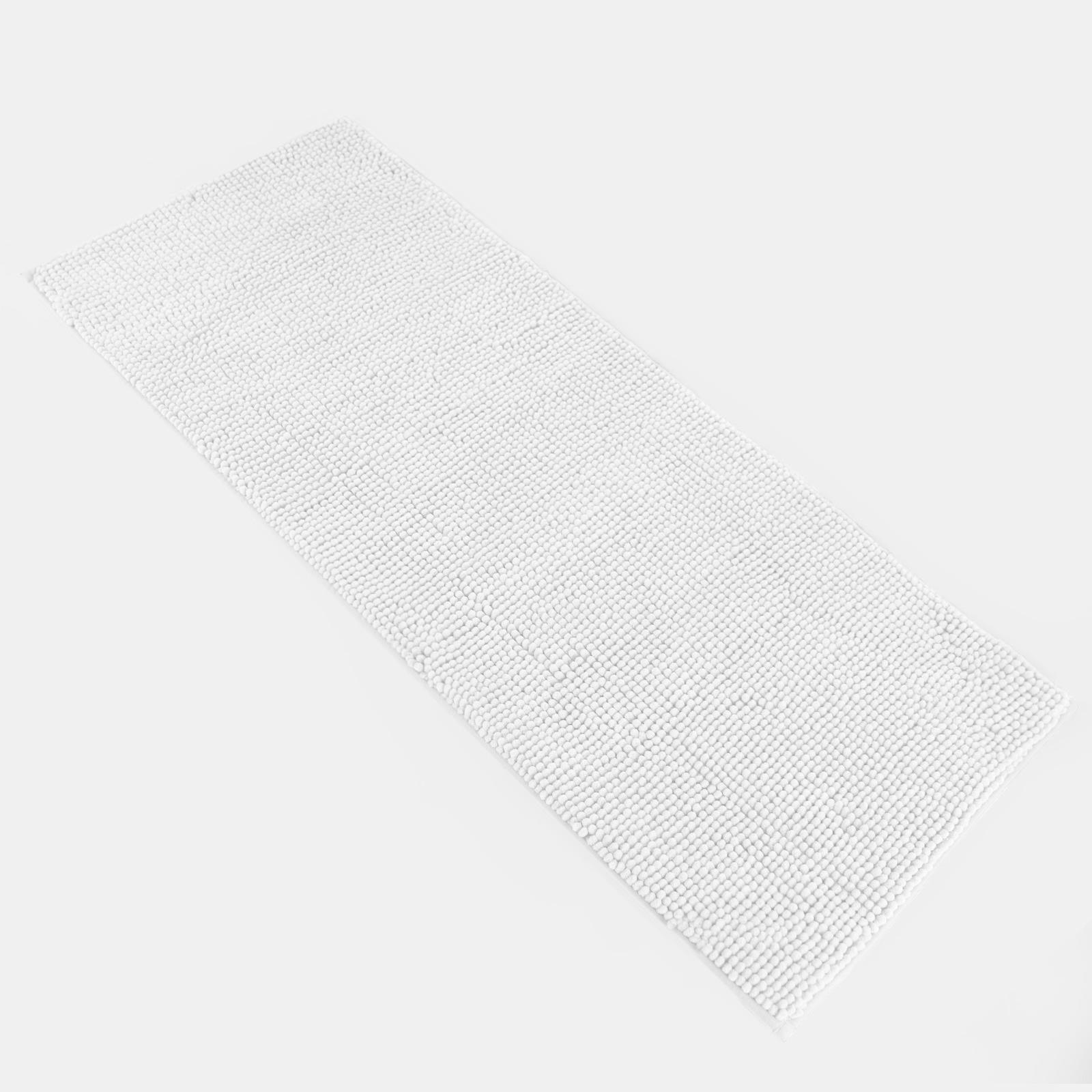 Brentfords Noodle Bath Mat Non Slip Shower Soft Highly Absorbent Chenille Shaggy