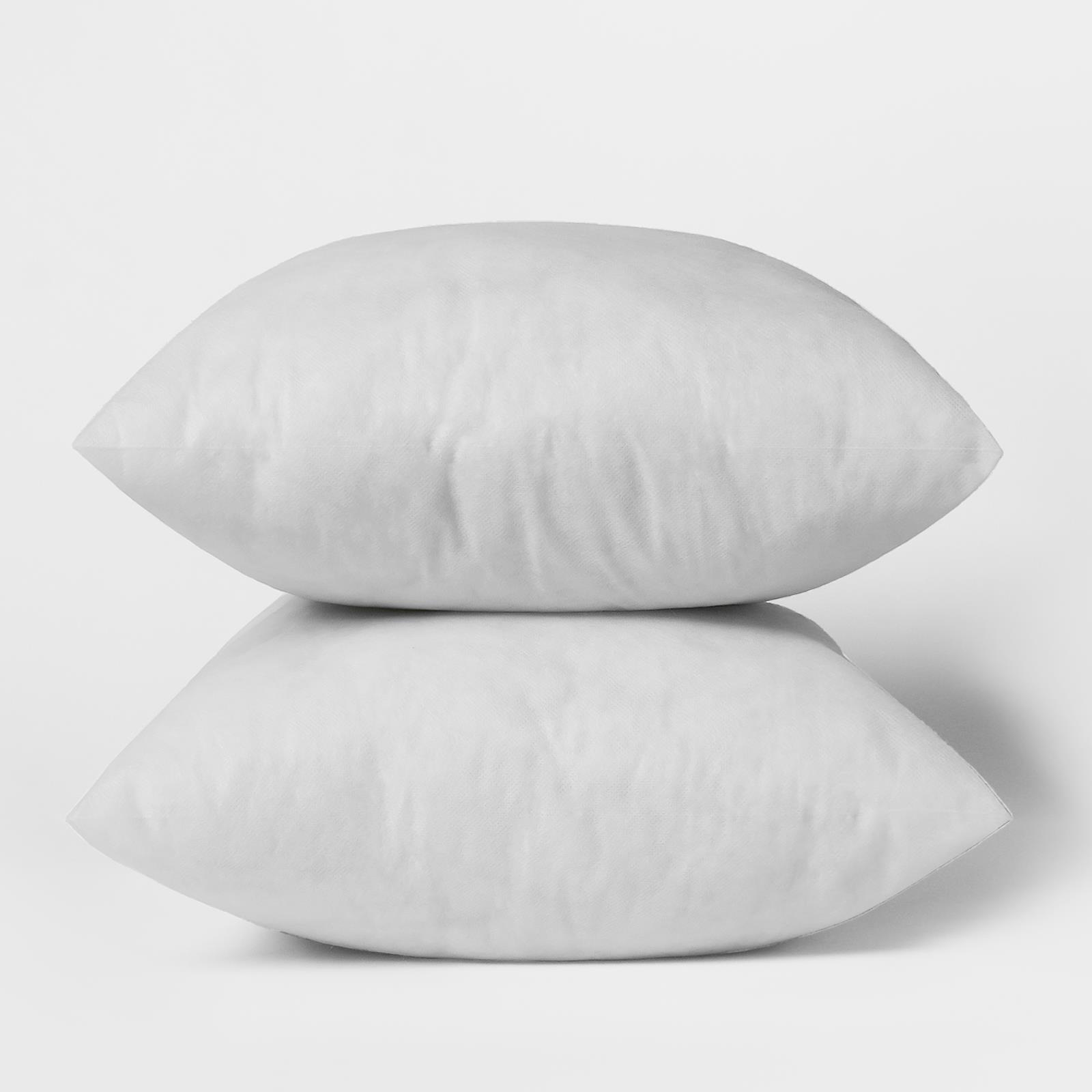 OHS Pack of Cushion Fillers Hollowfibre Insert Pads, White - 45 x 45cm