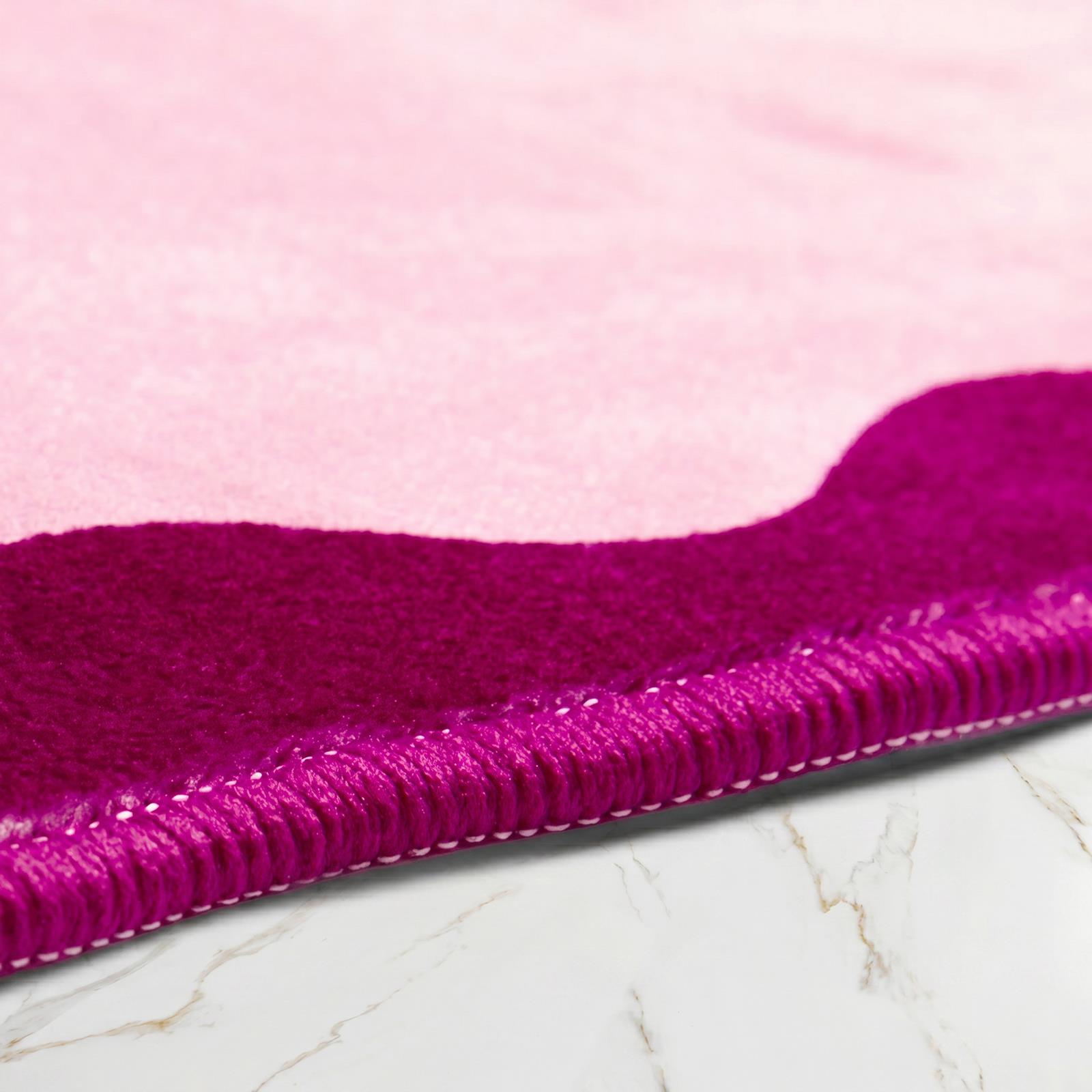 OHS Bows Bath Mat Soft Velvet Quick Dry Non-Slip Bathroom Shower Rug