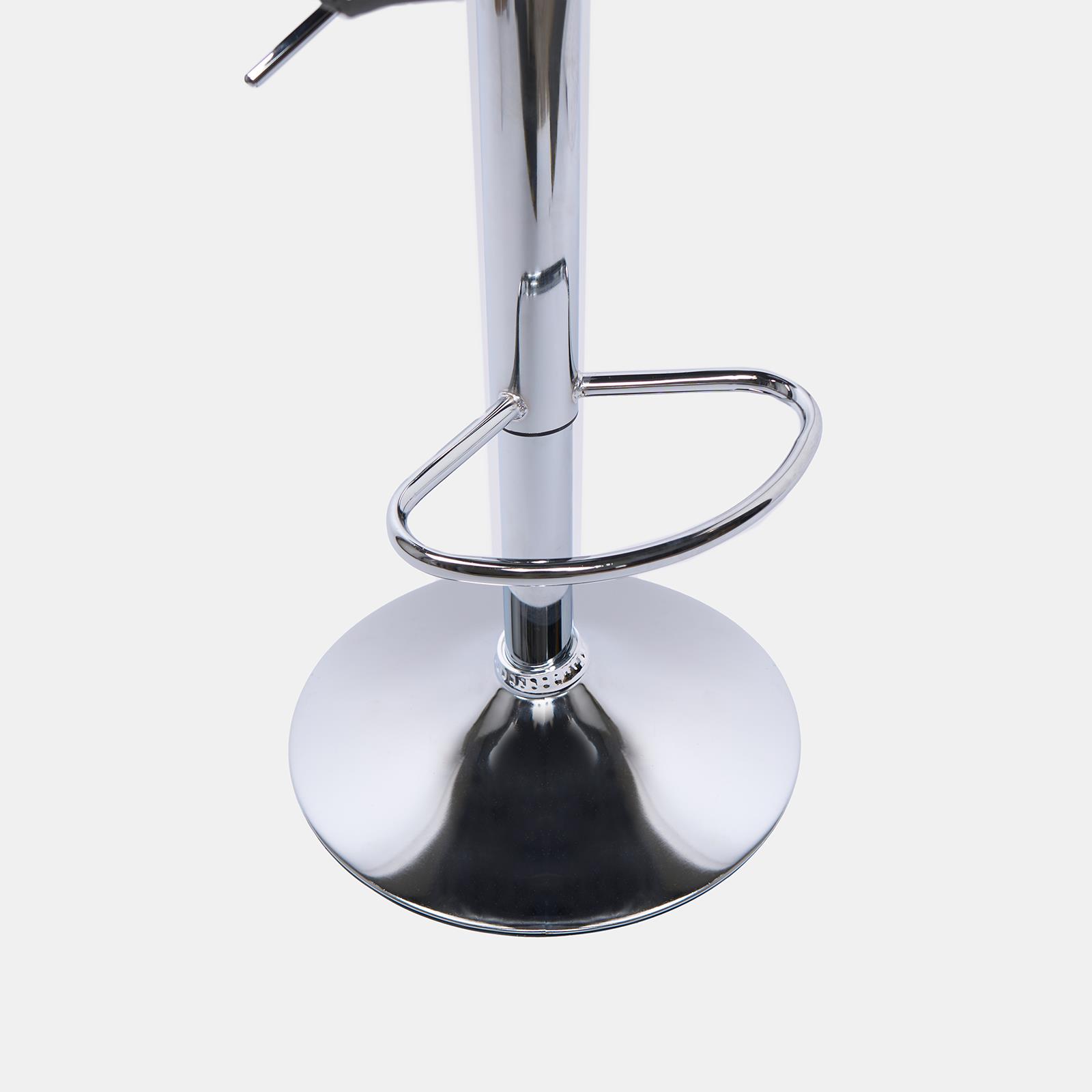 Bar Stool Faux Leather Adjustable 2 Kitchen Breakfast Counter Swivel Seat Chair